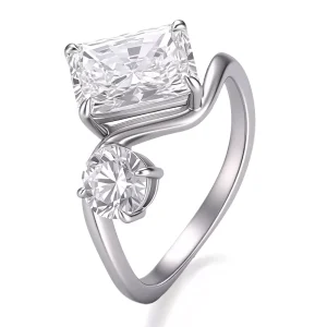 Double Diamond Ring