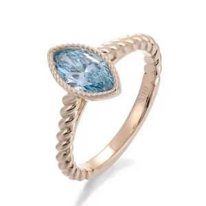 Blue Horse Eye Knot Ring