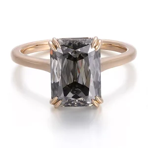 Square deep blue ring