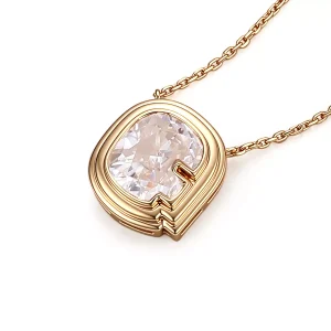 Moissanite pendant necklace